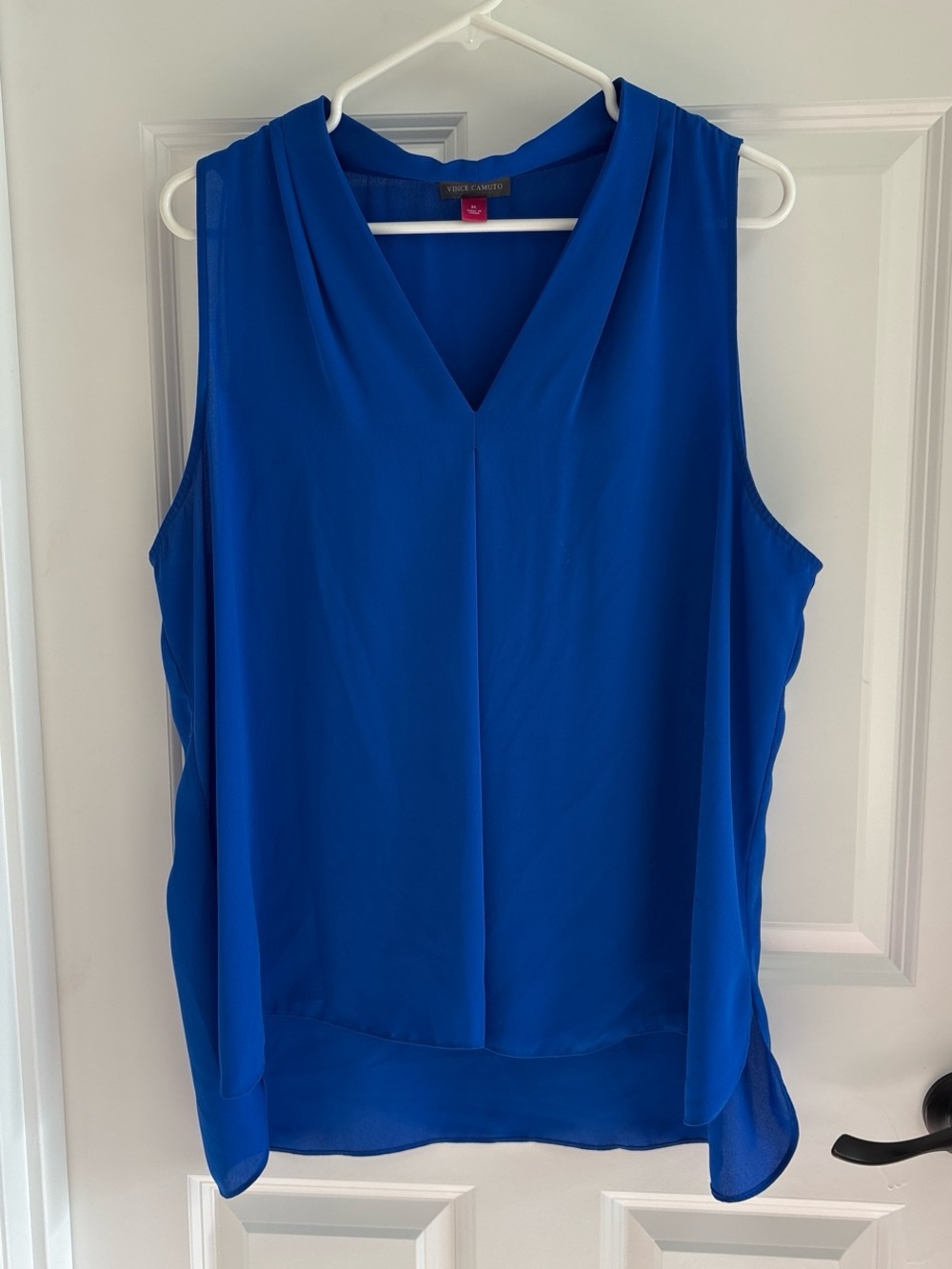 Vince Camuto Cobalt Blue Sleeveless V-Neck Camisole